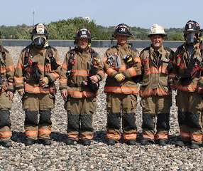 Carroll Fire Department and Staff Climb Stairs in Honor of 9/11 Patriot Day