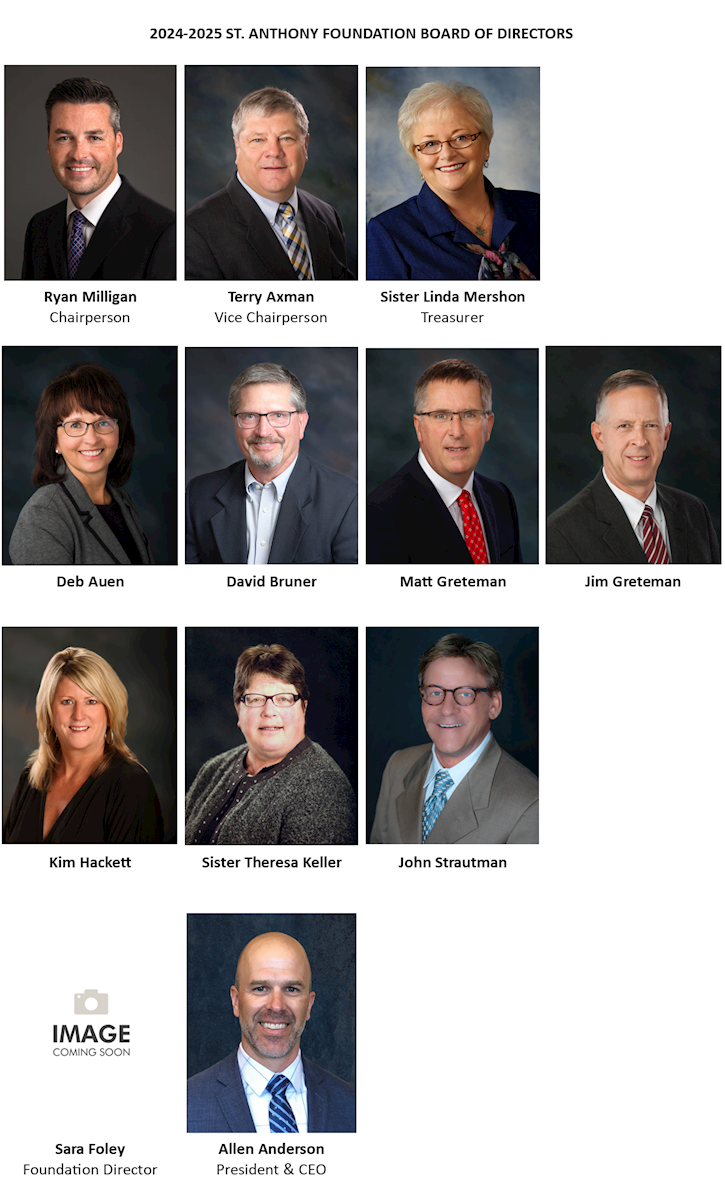 FY 2025 St. Anthony Foundation Board of Directors