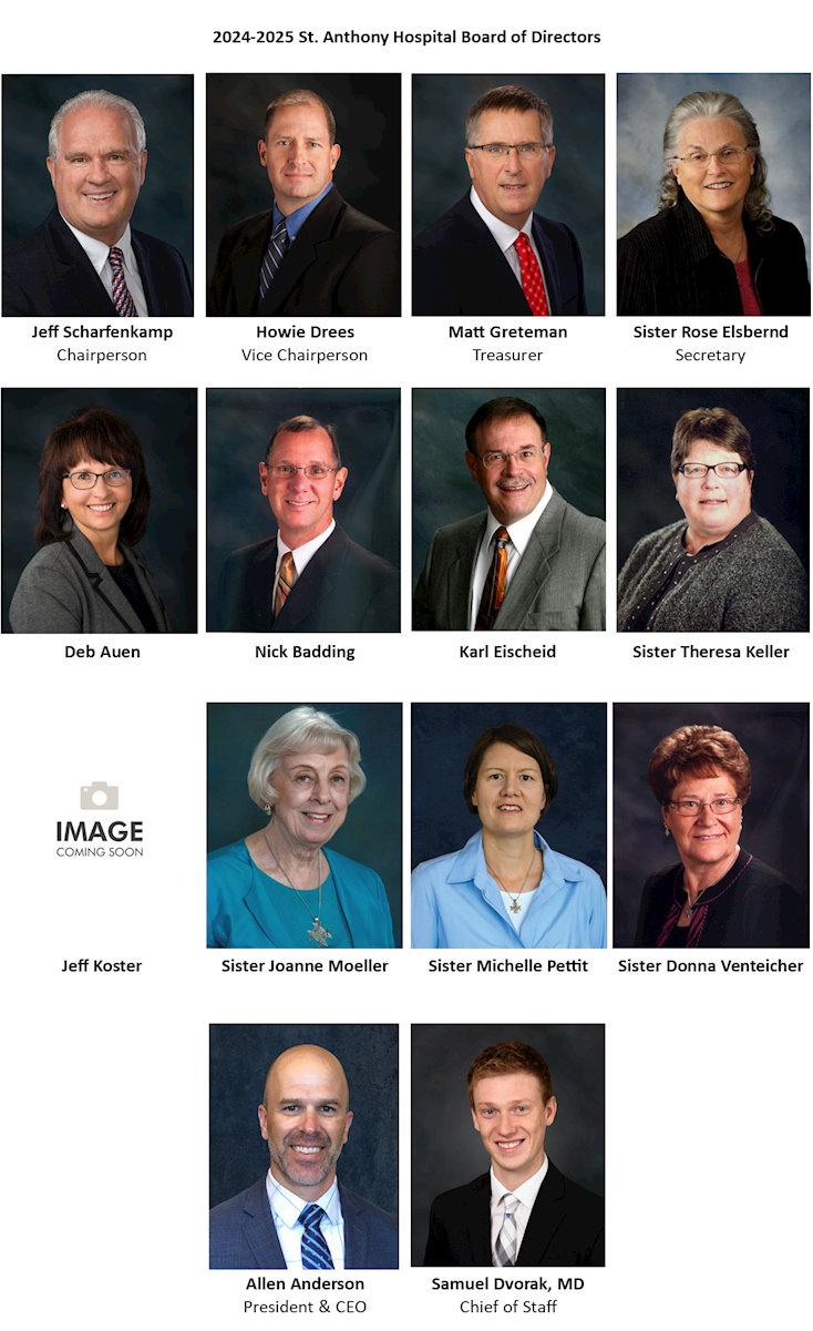 FY 2025 Hospital Board of Directors